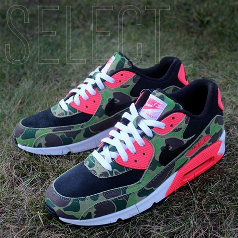 atmos x nike air max 90 infrared duck camo kaufen|Air Max 90 duck camo shoes.